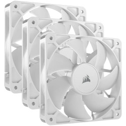 CORSAIR RS120 White, 120mm Fan, Triple Pack - 1
