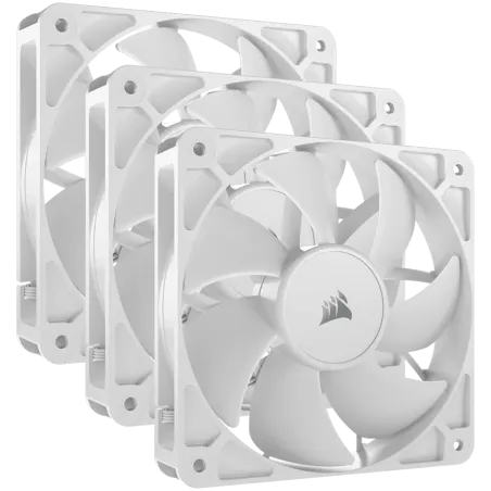 CORSAIR RS120 White, 120mm Fan, Triple Pack - 1