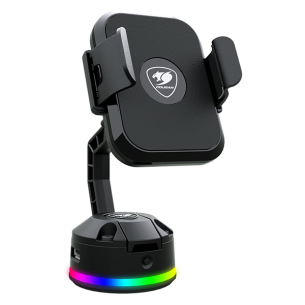 COUGAR Bunker M Mobile Charging Stand RGB,Wireless Charging,Adjustable Stand,14 RGB lighting effects,2 USB Hub,	120 x 70 x 145 (