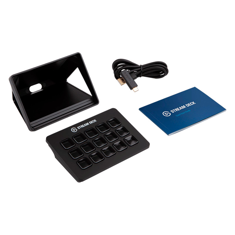 Elgato Stream Deck MK.2, 15 LCD keys, One-touch tactile operation, Elgato Game Capture, OBS, Twitch, Twitter, YouTube, Mixer, Au