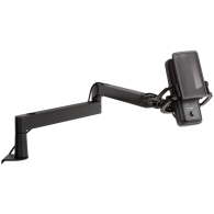 Elgato Wave Mic Arm (Low Profile), 360° arm rotation, Padded clamp, Cable channels, Detachable riser, Compatible with 1/4", 3/8"
