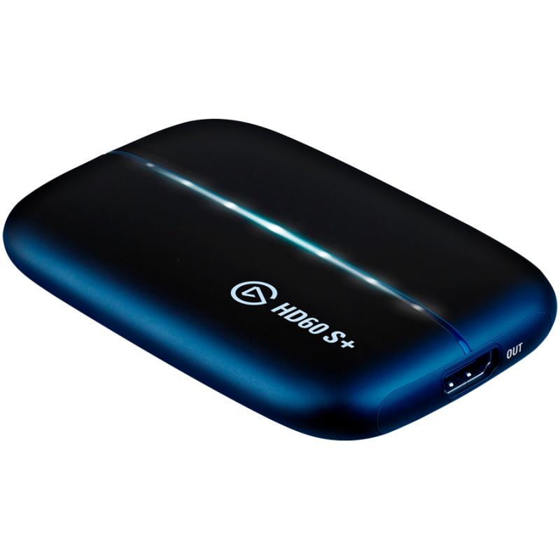 Elgato Game Capture HD60 S+, HDMI Input and Output, 2160p30, 1080p60 HDR, 1080p60, 1080p30, 1080i, 720p60, 576p, 480p Capture Re
