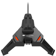 2 in 1 Gaming Mouse Bungee stand and USB 2.0 hub, 4 USB hub, 1.5m mircro to USB braided cable, Weighted design with non-slip gri