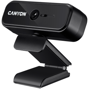 CANYON C2N 1080P full HD 2.0Mega fixed focus webcam with USB2.0 connector, 360 degree rotary view scope, built in MIC, Resolutio