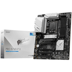 MSI PRO B760-P II, ATX, LGA 1700, Dual Channel DDR5 up to 7000MHz, 4xDDR5, 5x PCIe x16 slots, 2x M.2 slots, 1x HDMI, 1xDP, 2x US