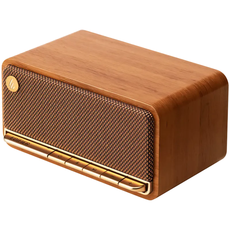 Edifier MP230 Bluetooth Speaker, BT V5.0, USB-C, AUX, TF Card, 2x 48mm Drivers, USB-C, 20W (RMS), Brown - 1