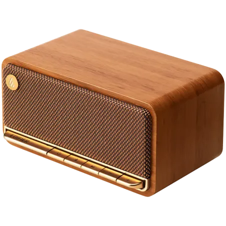 Edifier MP230 Bluetooth Speaker, BT V5.0, USB-C, AUX, TF Card, 2x 48mm Drivers, USB-C, 20W (RMS), Brown - 1