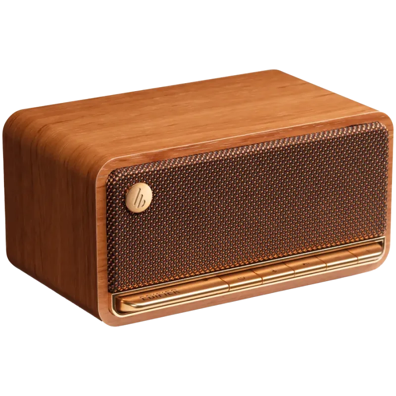 Edifier MP230 Bluetooth Speaker, BT V5.0, USB-C, AUX, TF Card, 2x 48mm Drivers, USB-C, 20W (RMS), Brown - 1