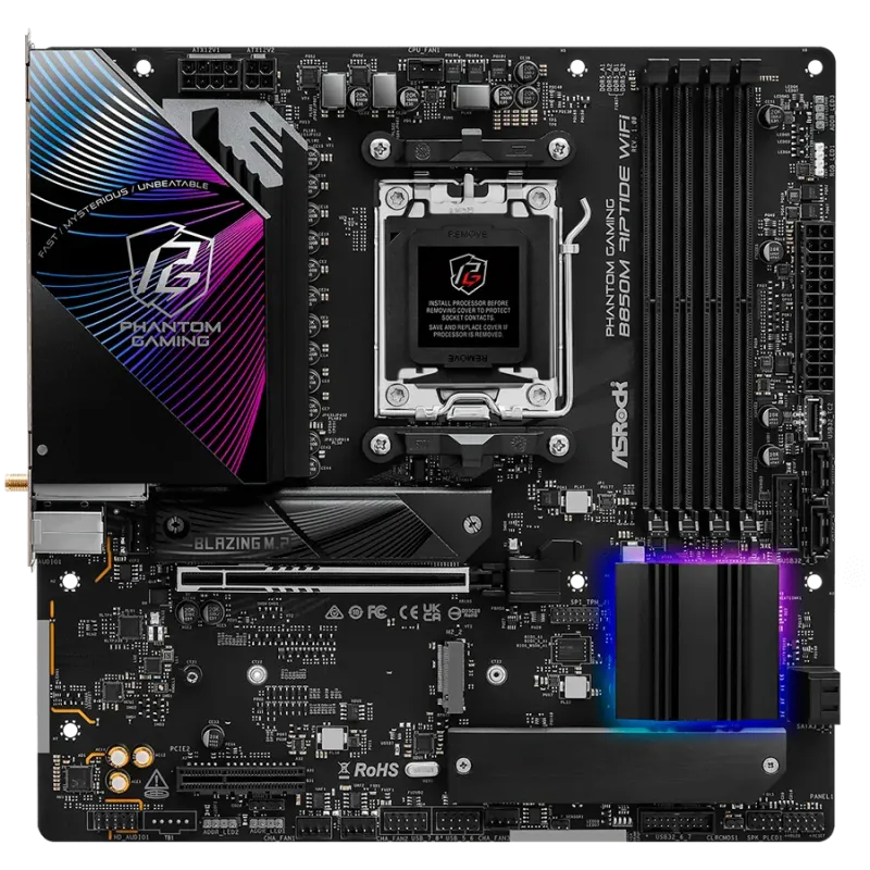 ASROCK B850M RIPTIDE WIFI mATX AM5 DDR5 - 1