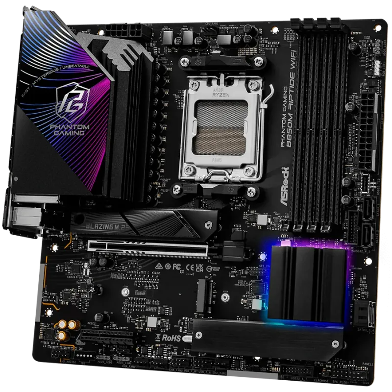 ASROCK B850M RIPTIDE WIFI mATX AM5 DDR5 - 1