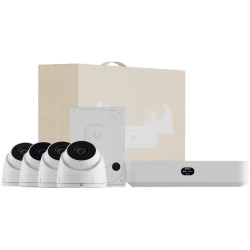 Ubiquiti UniFi UNVR-Instant-KIT-EU Compact Protect NVR Kit, includes (1) UniFi Protect NVR Instant with (4) G5 Turret Ultra came