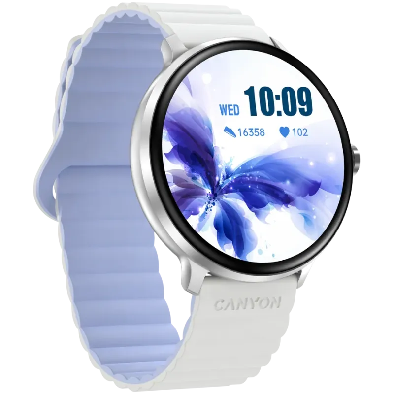 CANYON smart watch Jacky SW-69 White Blue - 1