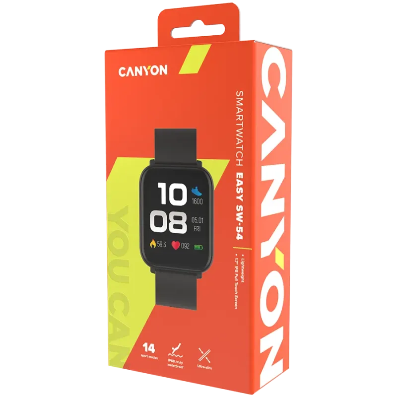 CANYON smart watch Easy SW-54 Black - 1