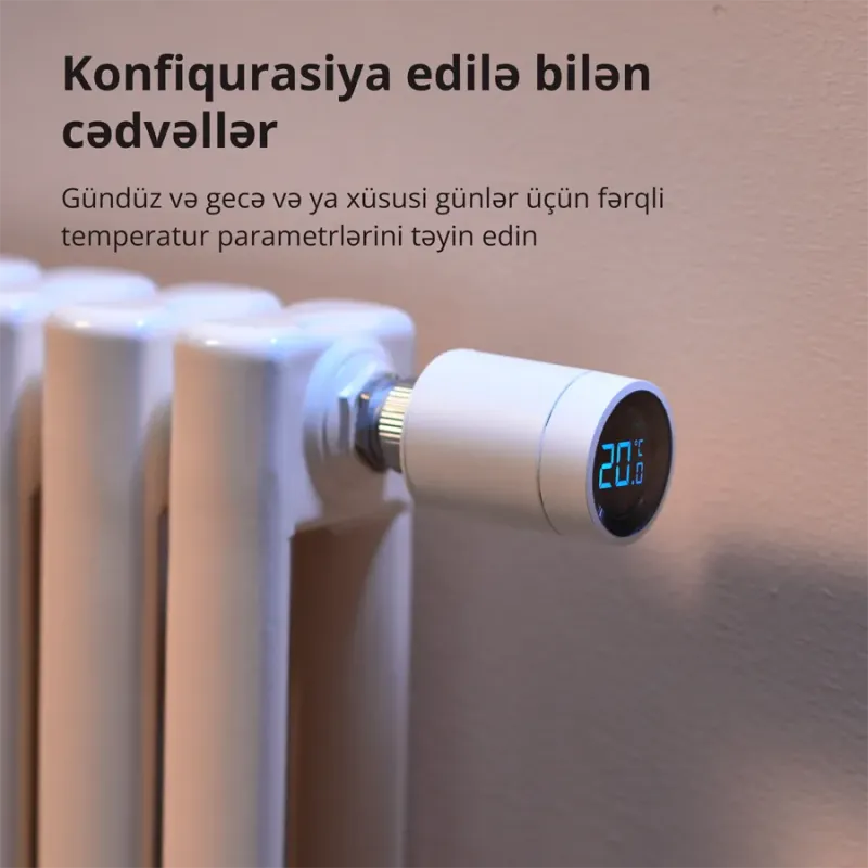 Radiator Thermostat E1: Model No: SRTS-A01 SKU: AA006GLW01 - 1