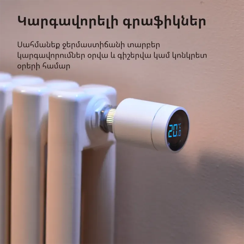 Radiator Thermostat E1: Model No: SRTS-A01 SKU: AA006GLW01 - 1