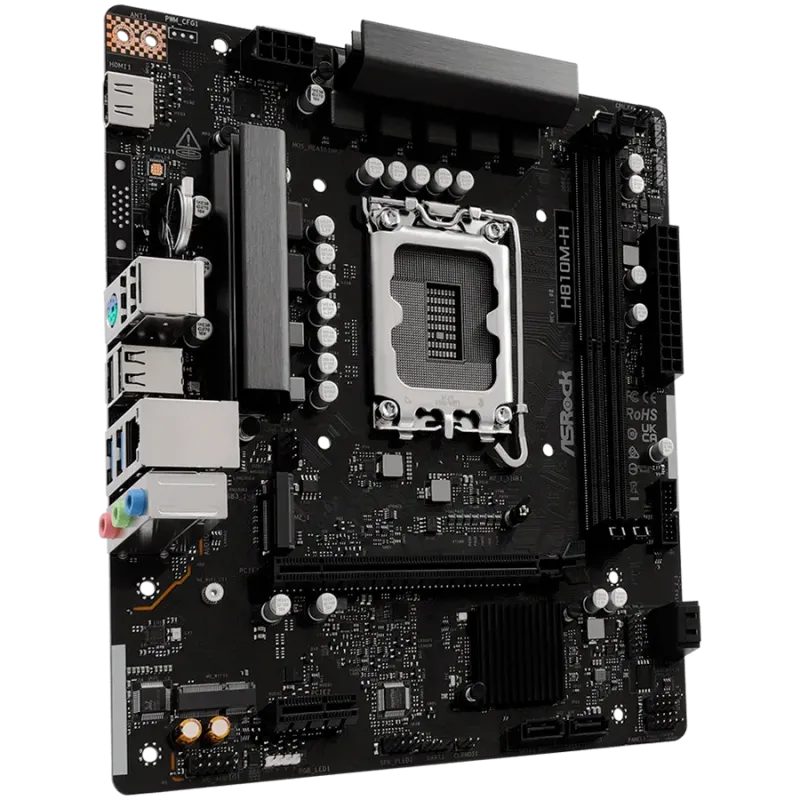 ASROCK H810M-H mATX LGA1851 DDR5 - 1