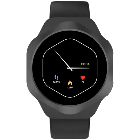 CANYON Smart Watch Hexagon 88 BT-CALL Black - 1