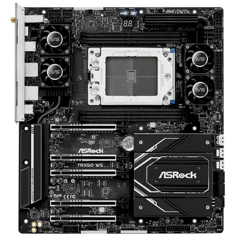ASRock MB TRX50 WS sTR5 AMD TRX50 SATA 6Gb/s DDR5 EATX - 1