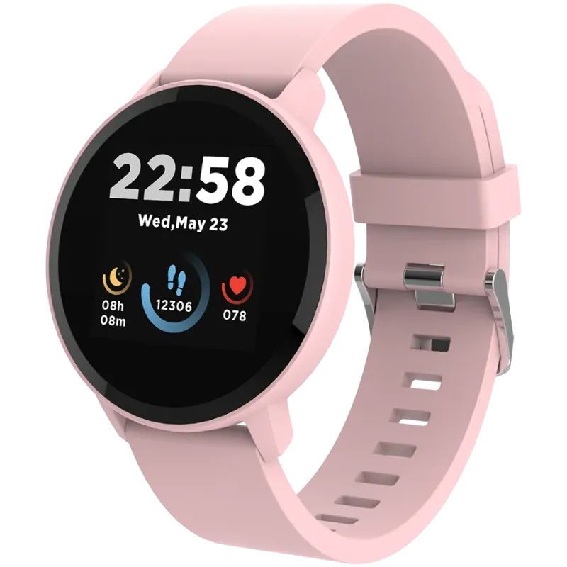 CANYON Lollypop SW-63, Smart watch, 1.3inches IPS full touch screen, Round watch, IP68 waterproof, multi-sport mode, BT5.0, comp