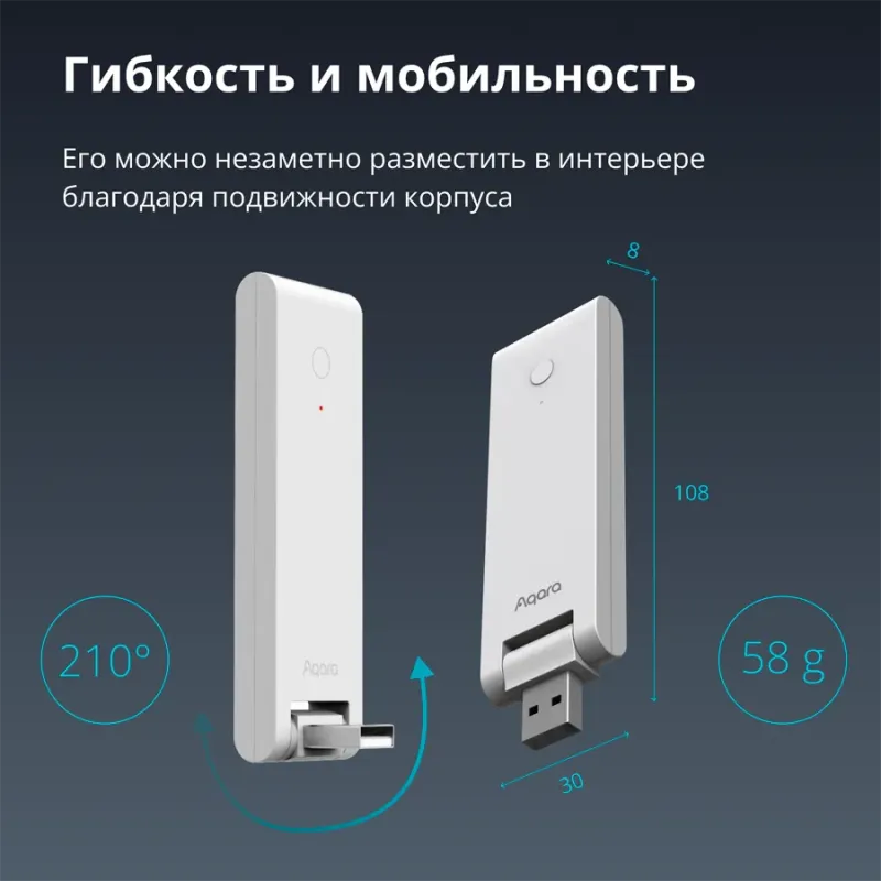 Aqara Hub E1: Model No: HE1-G01 SKU: AG022GLW01 - 1