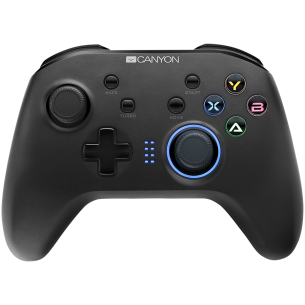 CANYON GP-W3 2.4G Wireless Controller with built-in 600mah battery, 1M Type-C charging cable ,6 axis motion sensor support ninte