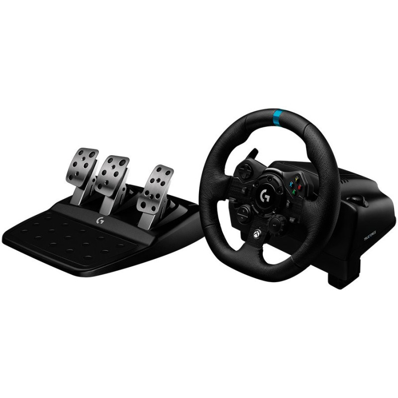 LOGITECH G923 Racing Wheel and Pedals for Xbox One and PC - USB - EMEA - MS EU - 1
