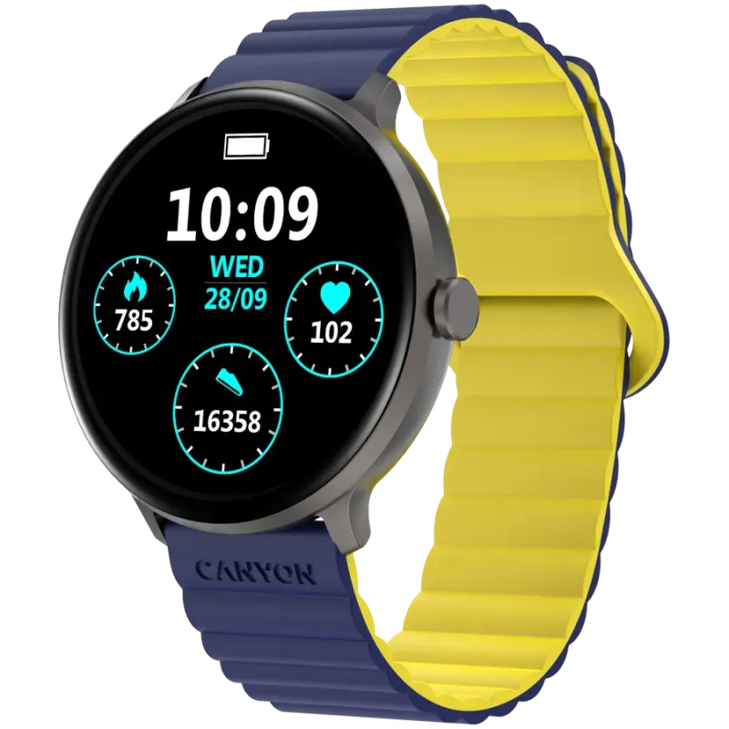 CANYON smart watch Jacky SW-69 Blue Yellow - 1