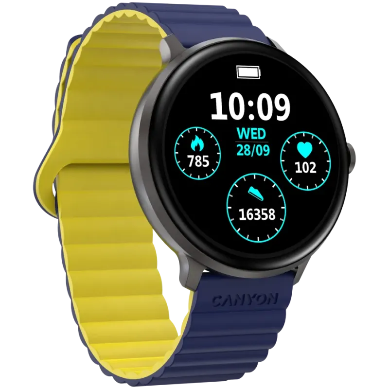 CANYON smart watch Jacky SW-69 Blue Yellow - 1
