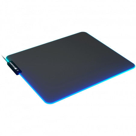 COUGAR Neon, RGB Gaming Mouse Pad, HD Texture Design, Stitched Lighting Border + 4mm Thickness, Wave-Shaped Anti-Slip Rubber Bas