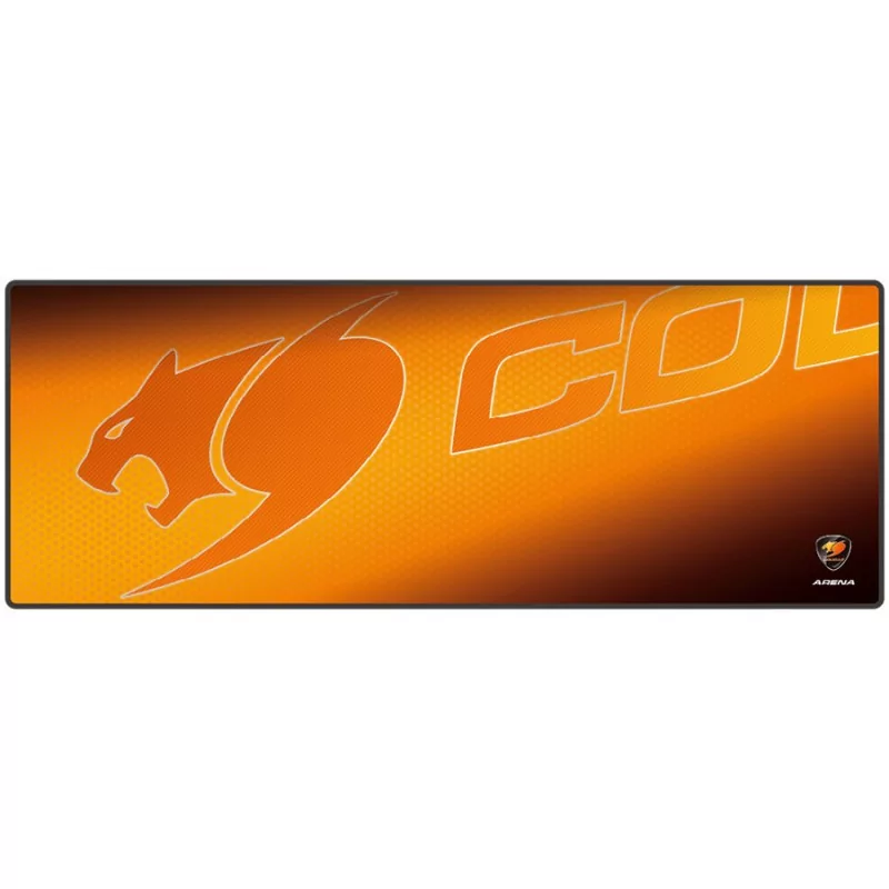 COUGAR ARENA Orange Gaming Mouse Pad, Width (mm/inch) 800/31.49, Length(mm/inch) 300/11.81,Thickness (mm/inch) 5/0.19,Surface Ma