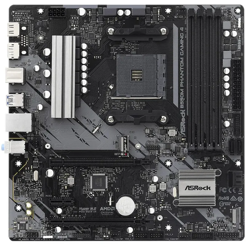 ASROCK B550M Phantom Gaming 4 mATX AM4 DDR4 - 1