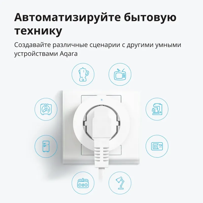 Aqara Smart Plug (EU Version): Model No: SP-EUC01 SKU: AP007EUW01 - 1