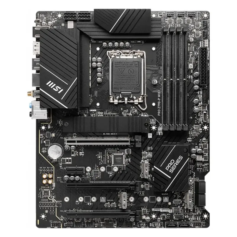 MSI PRO Z790-P WIFI, Socket 1700, Dual Channel DDR5 7000+MHz, 3x PCIe x16 slot, 4x M.2 slot, 1x HDMI, 4x USB 3.2 Gen 1, 4x USB 2