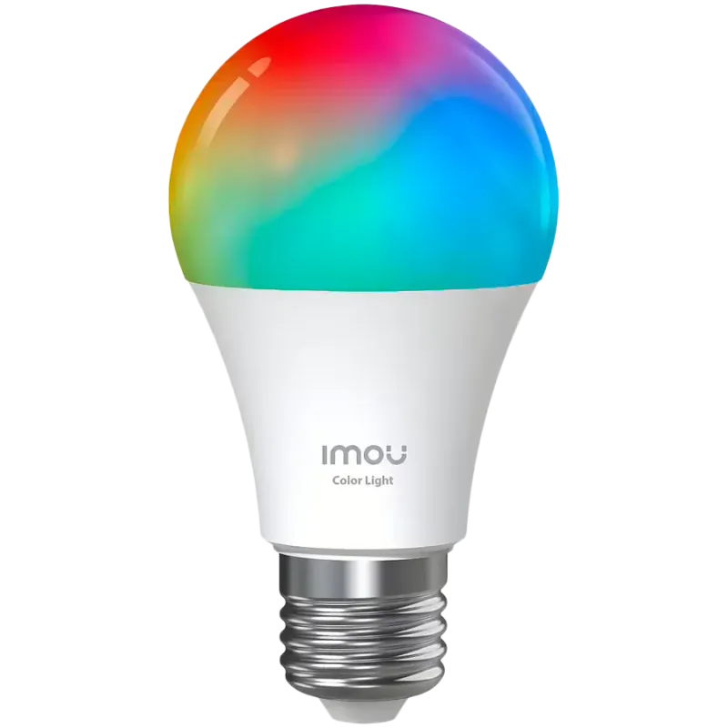 Smart multicolor LED bulb, E27, 9W, Correlated Color Temperature 2700-6500K, 16 million colors, 2.4G Wi-Fi /BLE. - 1
