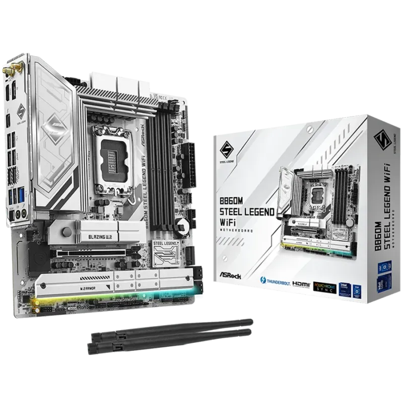 ASROCK B860 Steel Legend WiFi ATX LGA1851 DDR5 - 1