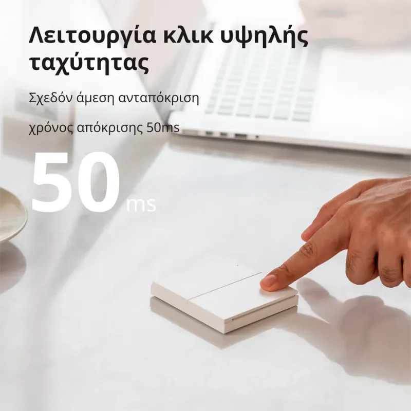 Aqara Wireless Remote Switch H1 (double rocker): Model: WRS-R02 SKU: AR009GLW02 - 1