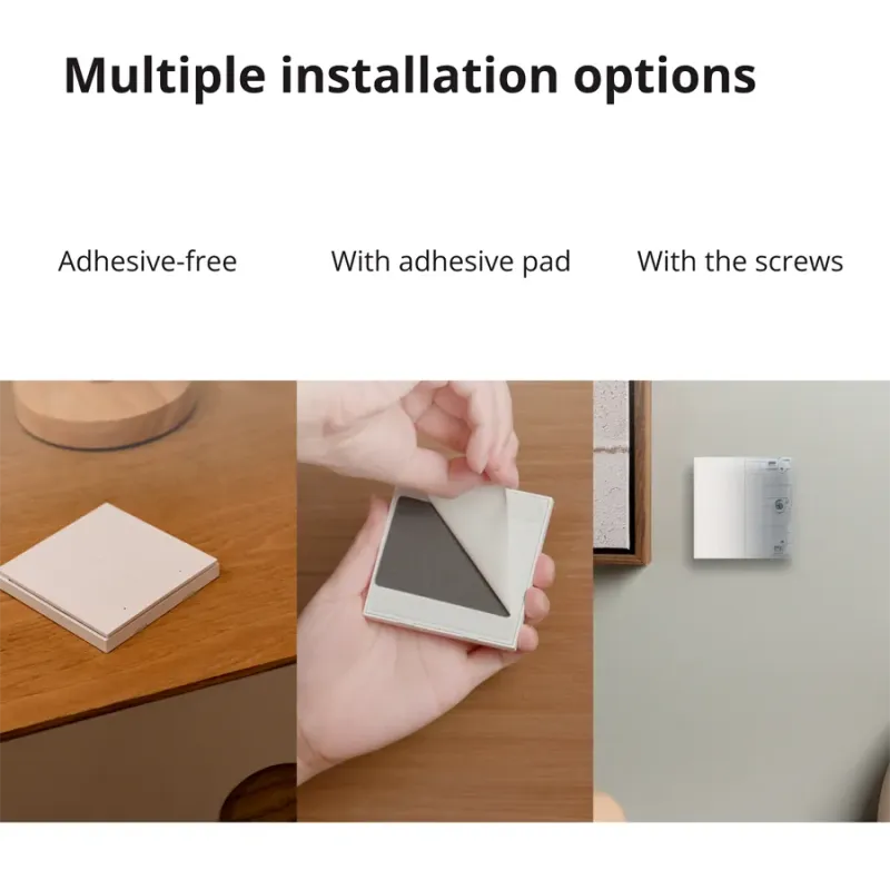 Aqara Wireless Remote Switch H1 (double rocker): Model: WRS-R02 SKU: AR009GLW02 - 1