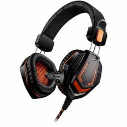 CANYON Fobos GH-3A, Gaming headset 3.5mm jack with microphone and volume control, with 2in1 3.5mm adapter, cable 2M, Black, 0.36