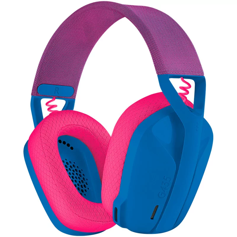 LOGITECH G435 LIGHTSPEED Wireless Gaming Headset - BLUE - 2.4GHZ- EMEA - 914 - 1