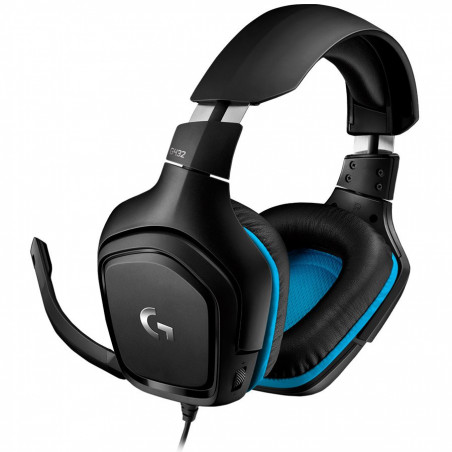 LOGITECH G432 7.1 Surround Sound Wired Gaming Headset - LEATHERETTE - USB - EMEA - 1