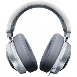 Razer Kraken White 2019, Mercury, Drivers: 50 mm with Neodymium magnets, Frequency response: 12 Hz – 28 kHz, Cooling Gel-Infused