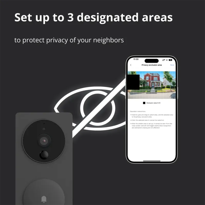 Smart Video Doorbell G4: Model No: SVD-C03 SKU: AC015GLB02 - 1