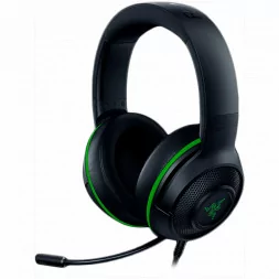 Razer Kraken X for Console - Green, Multi-Platform Wired Gaming Headset, 40mm drivers, Oval Ear Cushions, Bendable cardioid micr