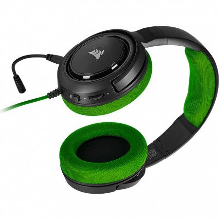Corsair HS35 STEREO Gaming Headset, Green (EU Version) - 4