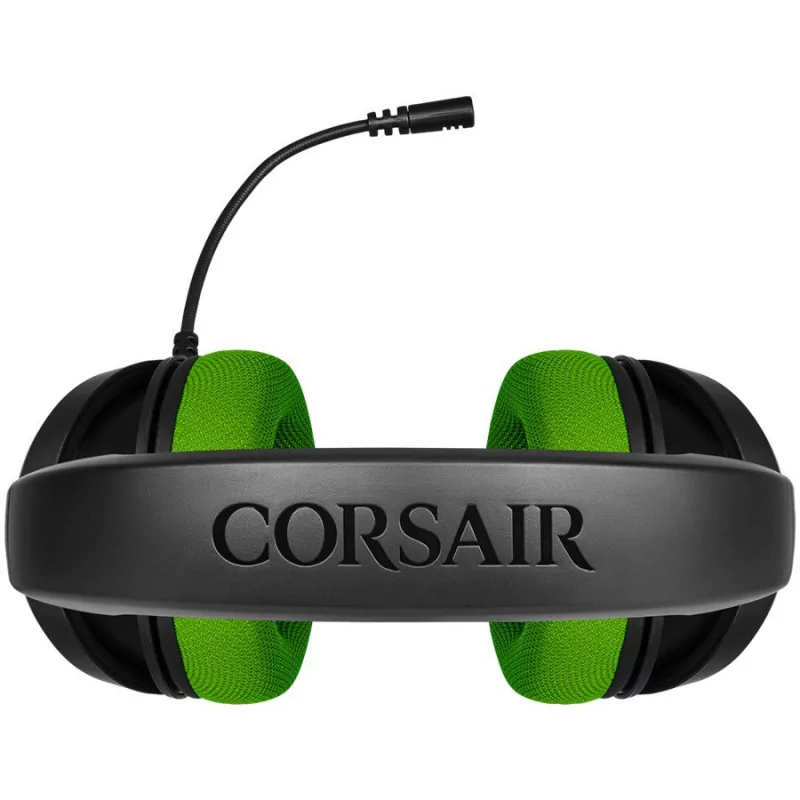 Corsair HS35 STEREO Gaming Headset, Green (EU Version) - 5