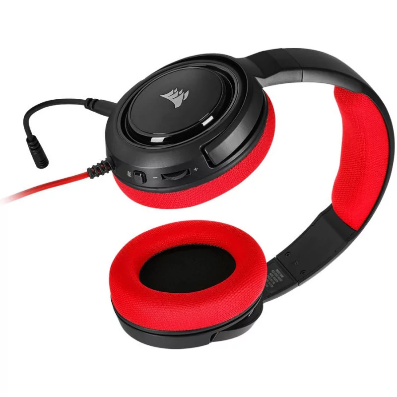 Corsair HS35 STEREO Gaming Headset, Red (EU Version) - 4