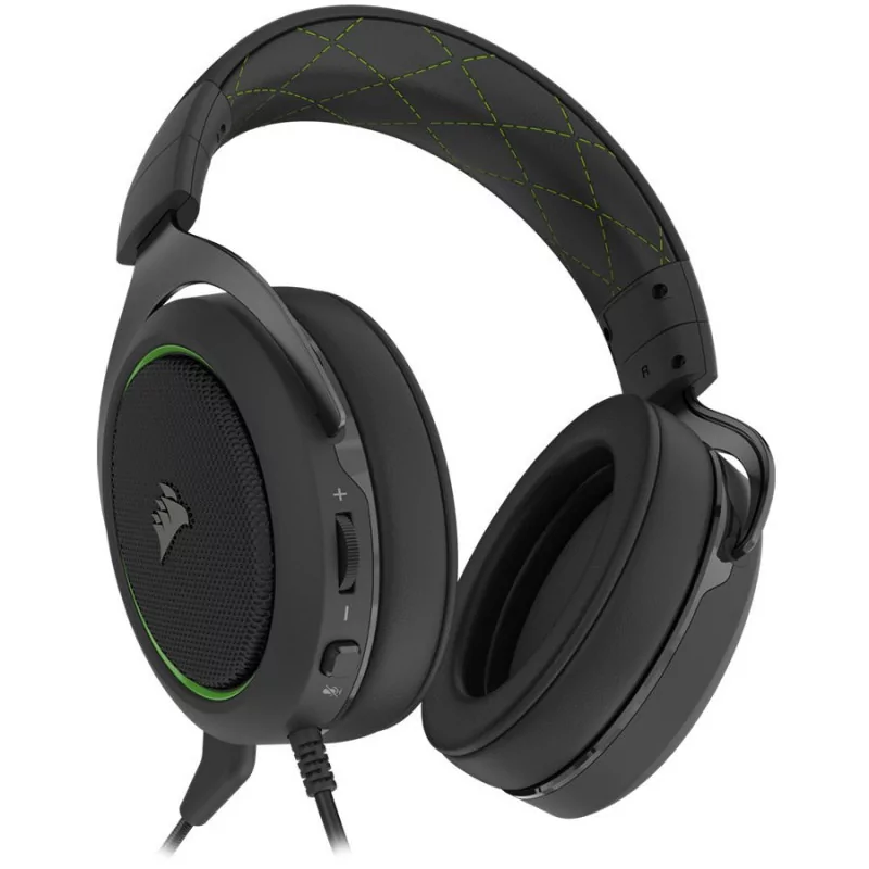 CORSAIR HS50 PRO STEREO Gaming Headset, Green (EU Version) - 4