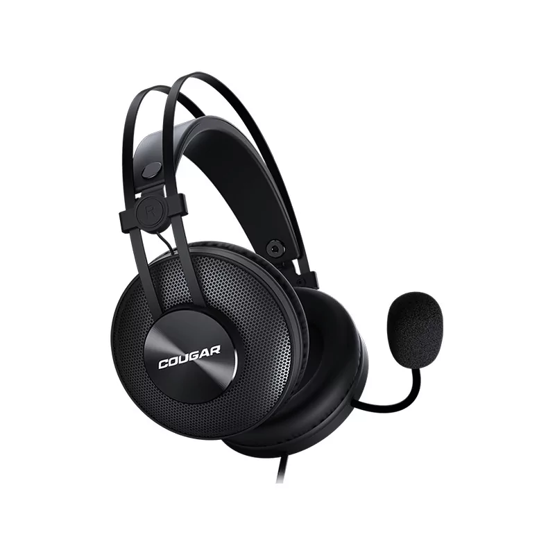 COUGAR Immersa Essential, 40mm Driver: High-quality Stereo Sound, 9.7mm Noise Cancellation Cardioid Microphone, 260g ultra Light