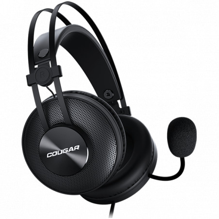 COUGAR Immersa Essential, 40mm Driver: High-quality Stereo Sound, 9.7mm Noise Cancellation Cardioid Microphone, 260g ultra Light