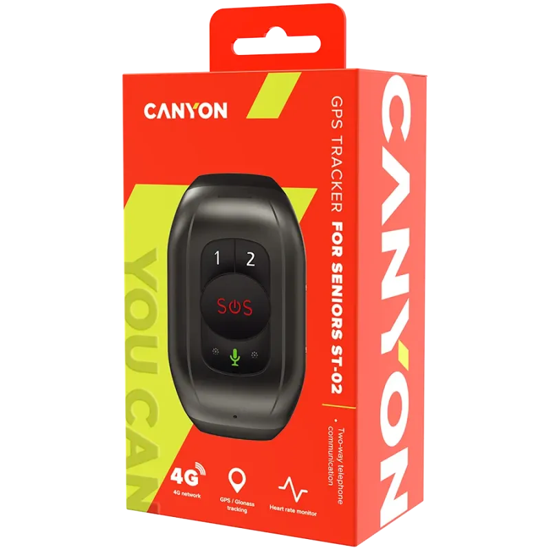 CANYON tracker ST-02 4G GPS Black - 1